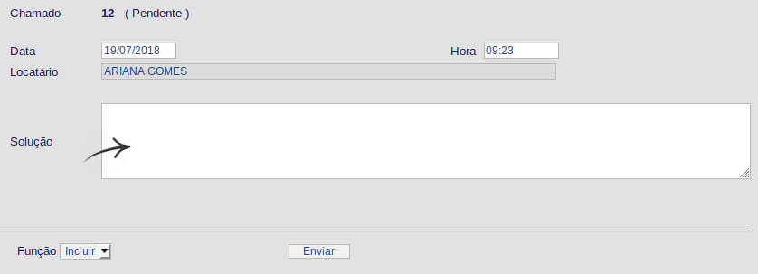 Solução Chamados